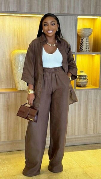 Ensemble pantalon amples