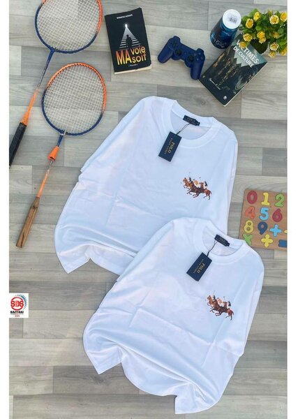 T-shirt blanc imprimé