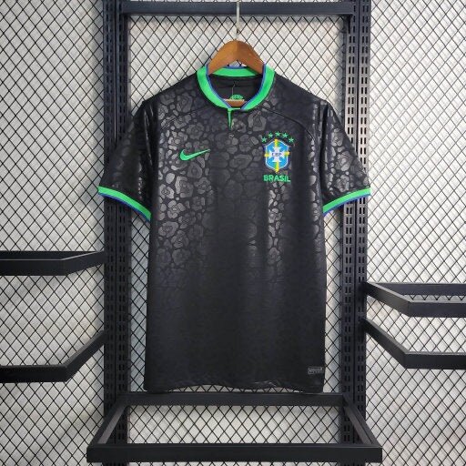 Maillot Brésil noir Léopard