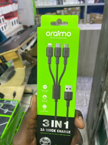 Cable Oraimo 3 in 1