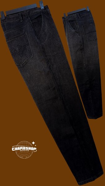 Jeans noirs pour hommes