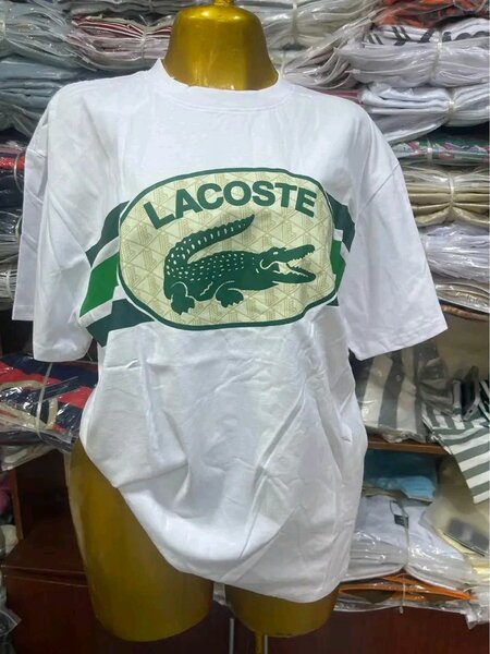 T-shirt Lacoste homme blanc