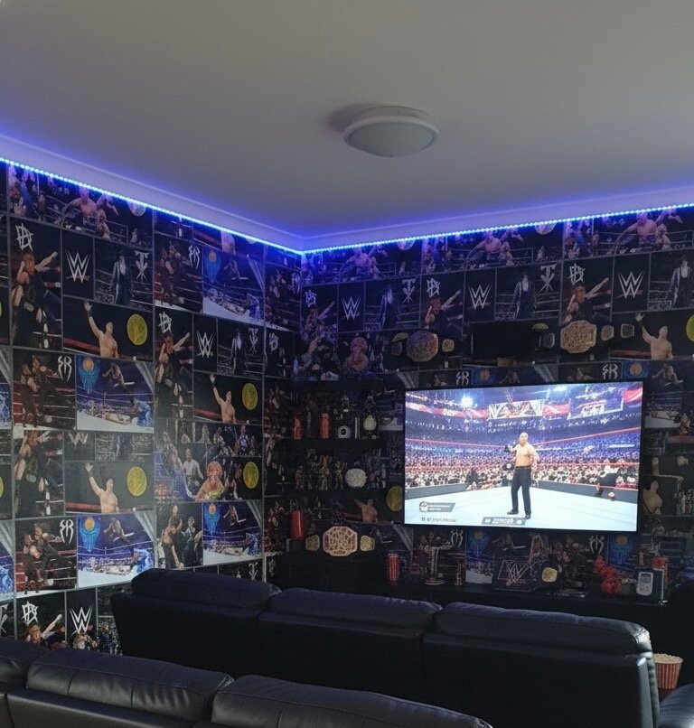 Papier peint WWE décor chambre