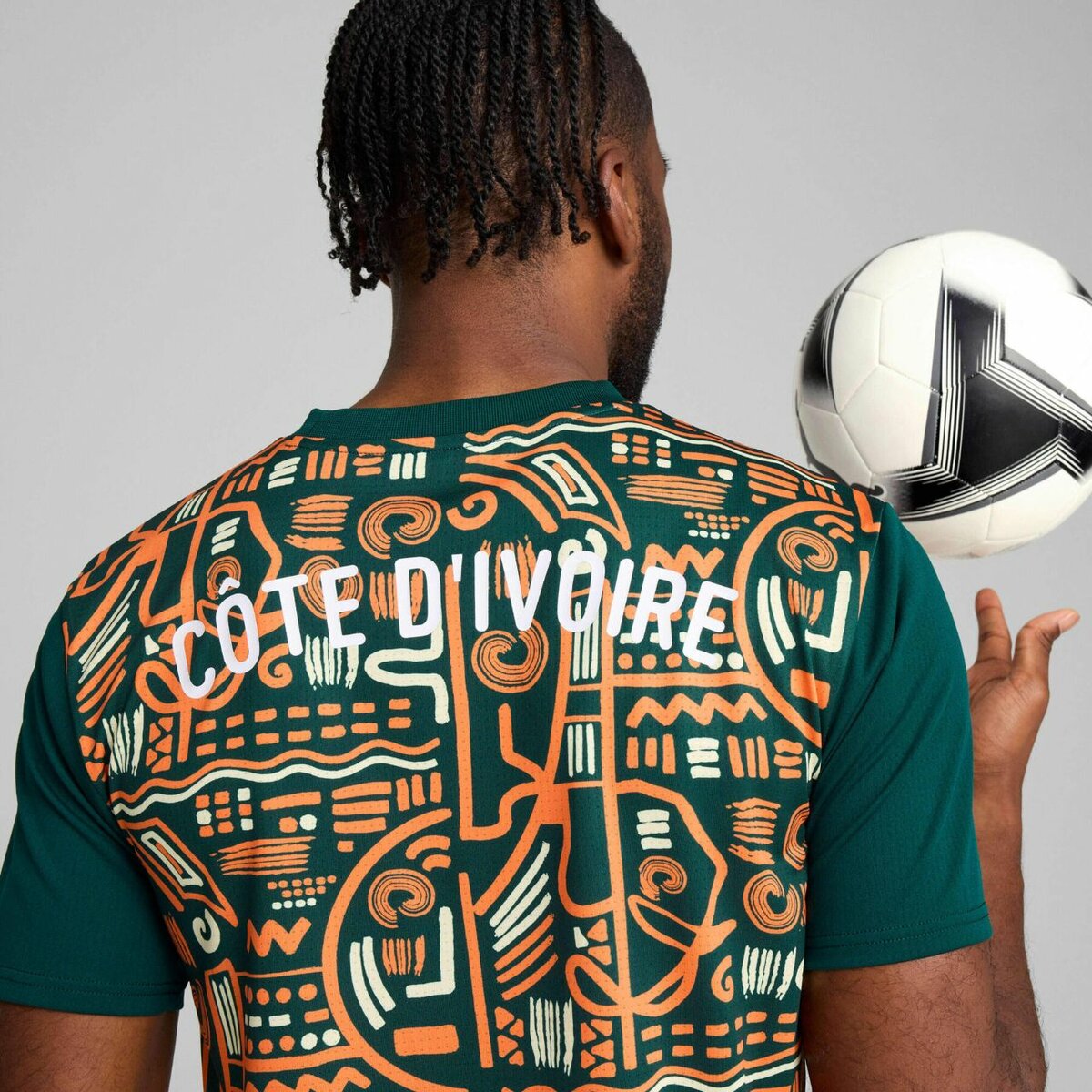 Maillot Côte d'Ivoire design