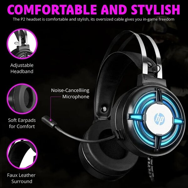 Casque Gaming HP Confortable