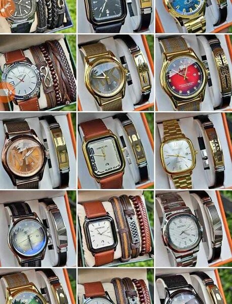 Montre homme luxe en cuir