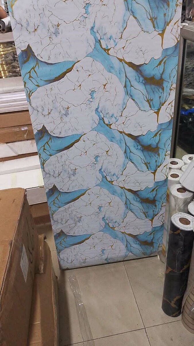 Papier peint effet marbre