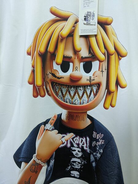 Trippie Redd Heavy White Oversized Tee