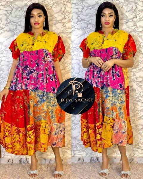 Robe Longue Bohème Colorée