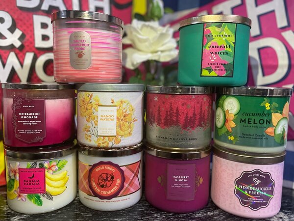 Bath and Bodyworks Scented Candles