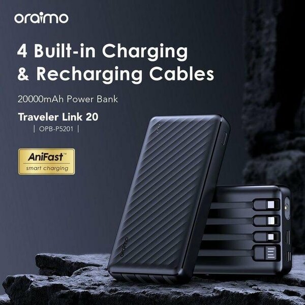 Batterie Externe 20000mAh Oraimo