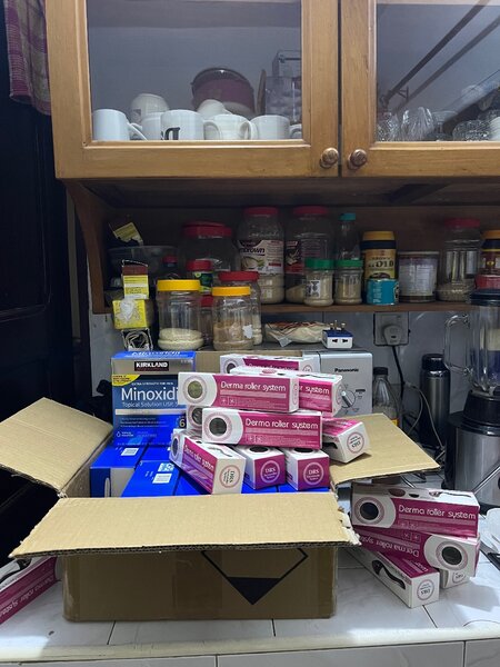 Kirkland Minoxidil + Derma Roller (Best Combo)
