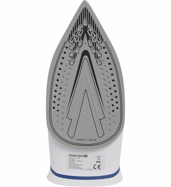 Fer à repasser essentiel avec revêtement en céramique