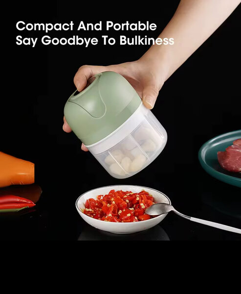 Mini hachoir électrique pour ail