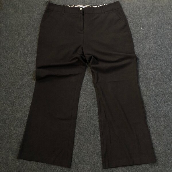 Ladies Office Pants | Coffee Dark Brown S: 18
