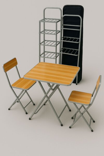 Ensemble Table et Chaises Pliables