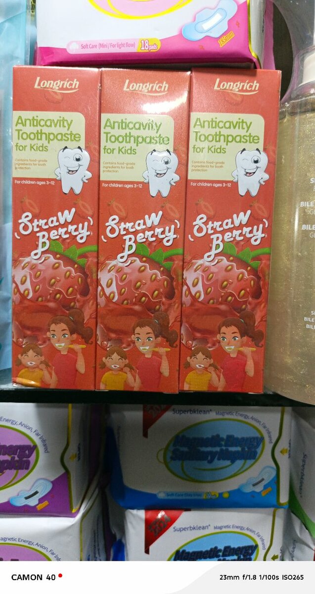 Dentifrice Fraise Anticarie Enfants