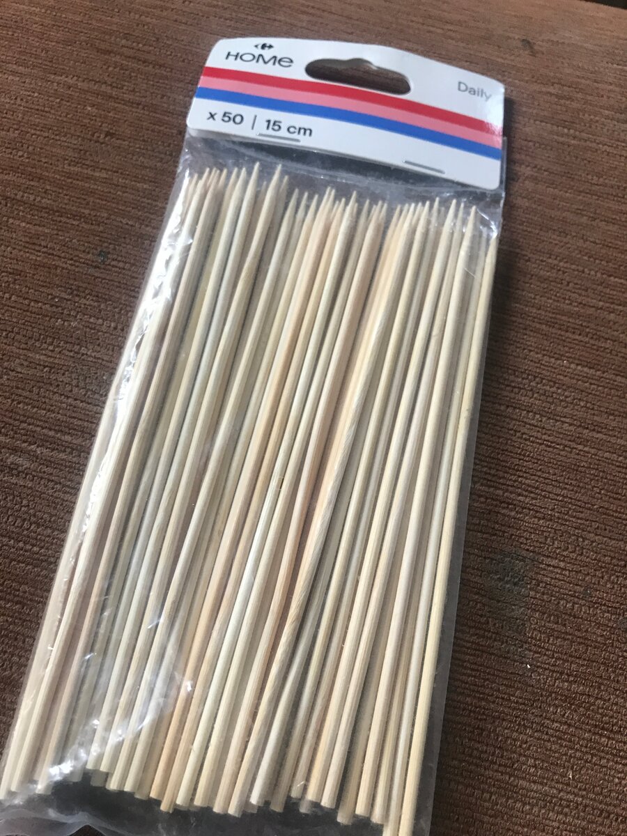 Pics à Cocktails en Bois 15cm