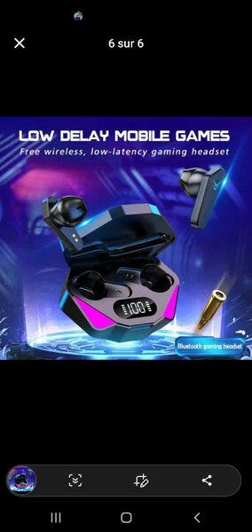 Écouteurs gaming sans fil Mpow