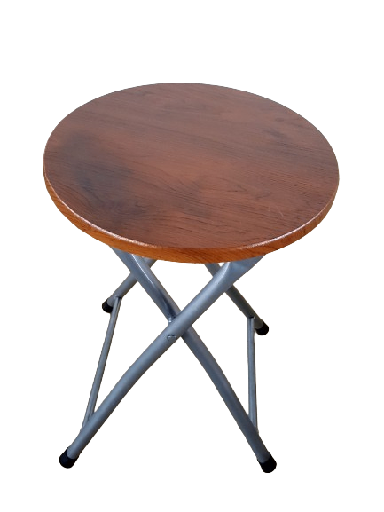 Chaïsse pliable effet bois rond