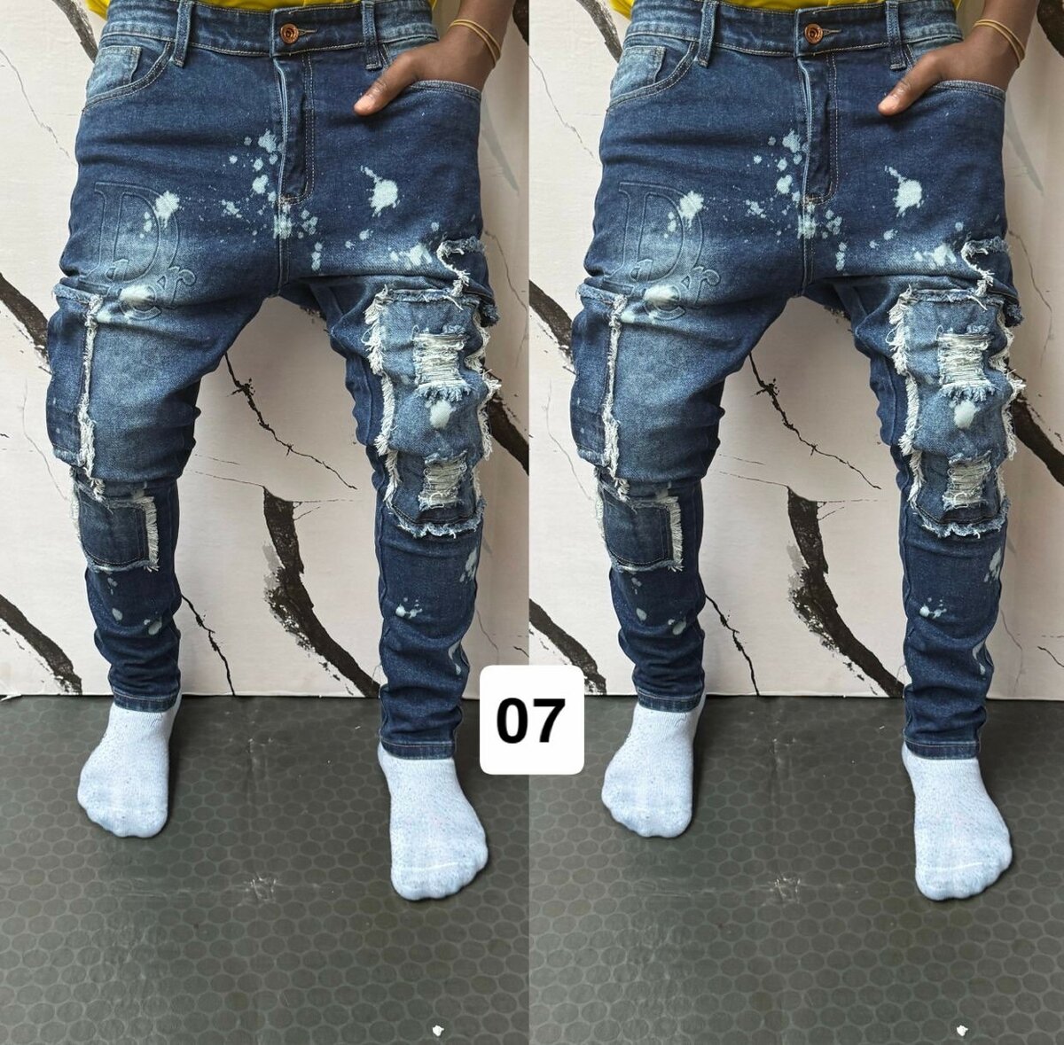 Jean décontracté homme tendance