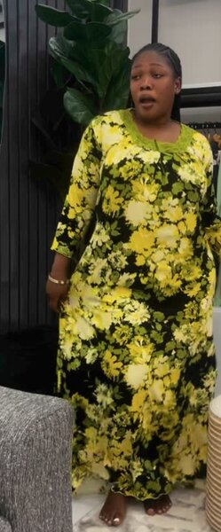 Elegant long women's color green dress size ✅Size: 14-16-18