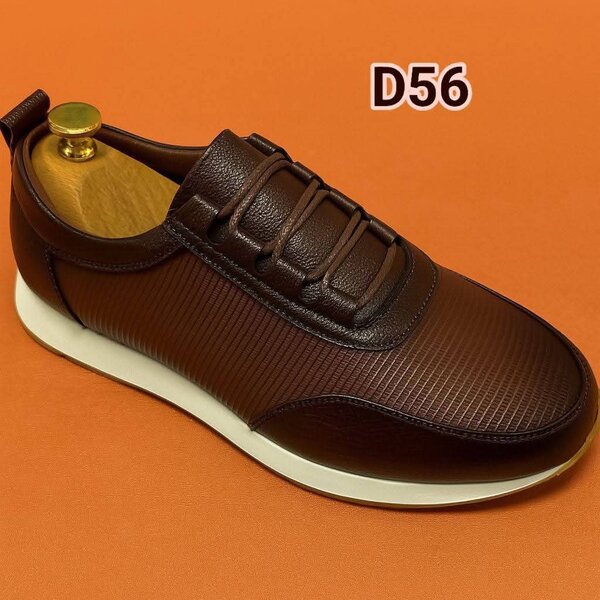 Sneakers élégantes homme en cuir