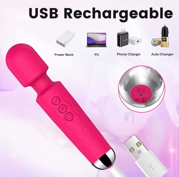 Masseur Vibrant Rechargeable