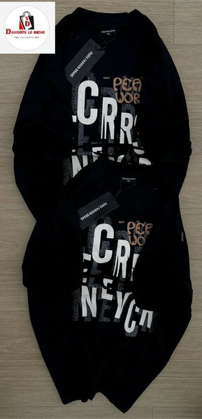 Sweatshirt noir à message tendance