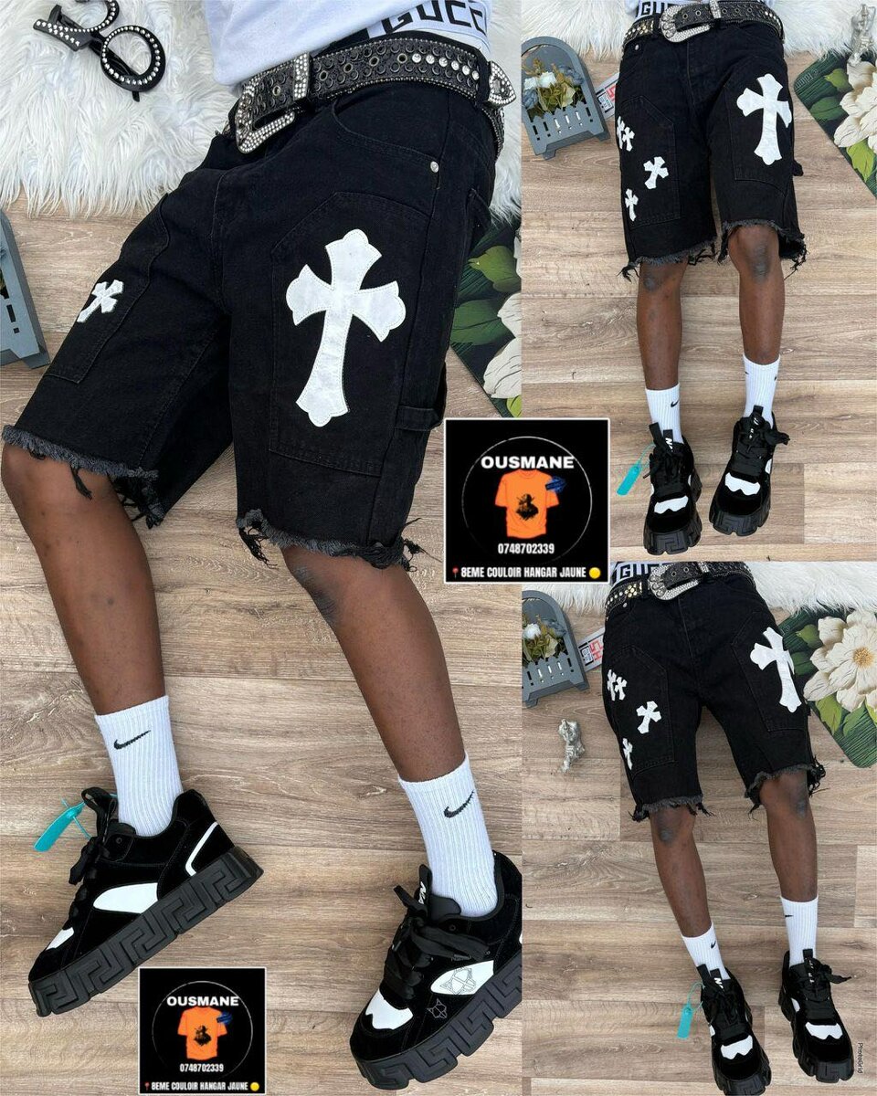 Shorts en jean décontractés