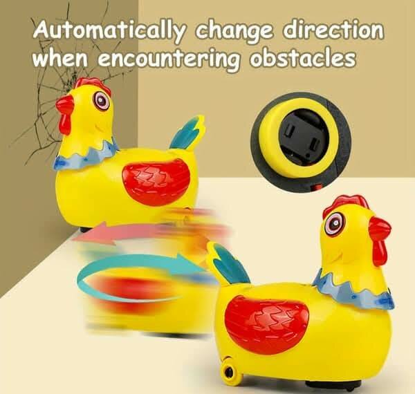 Electric Hen Toy with Light & Music Simulation Lay Eggs Univ