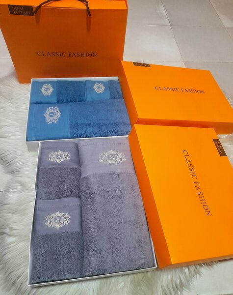 Lot de serviettes en coton luxe