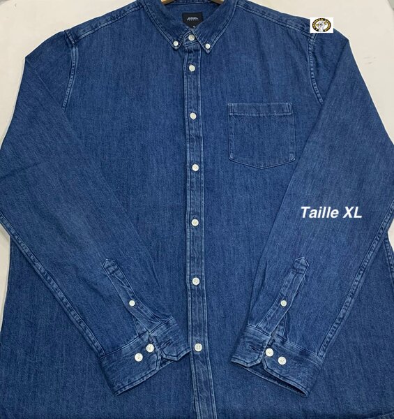 Chemise en jean décontractée