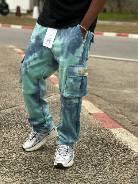 Pantalon Cargo Tie-Dye Homme