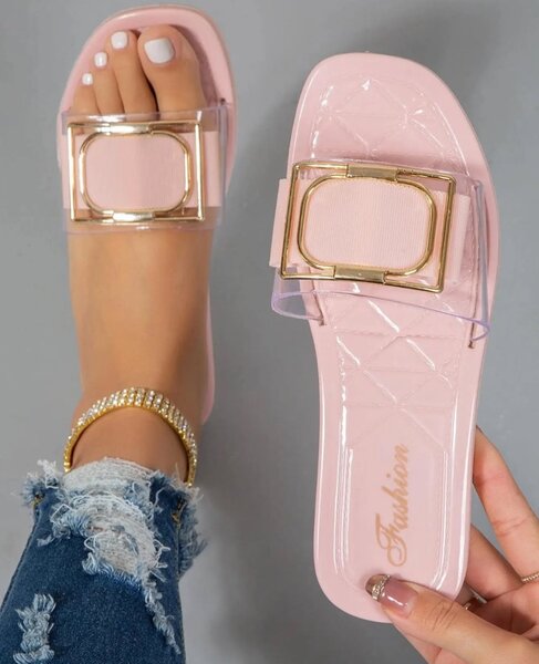 pink sandals