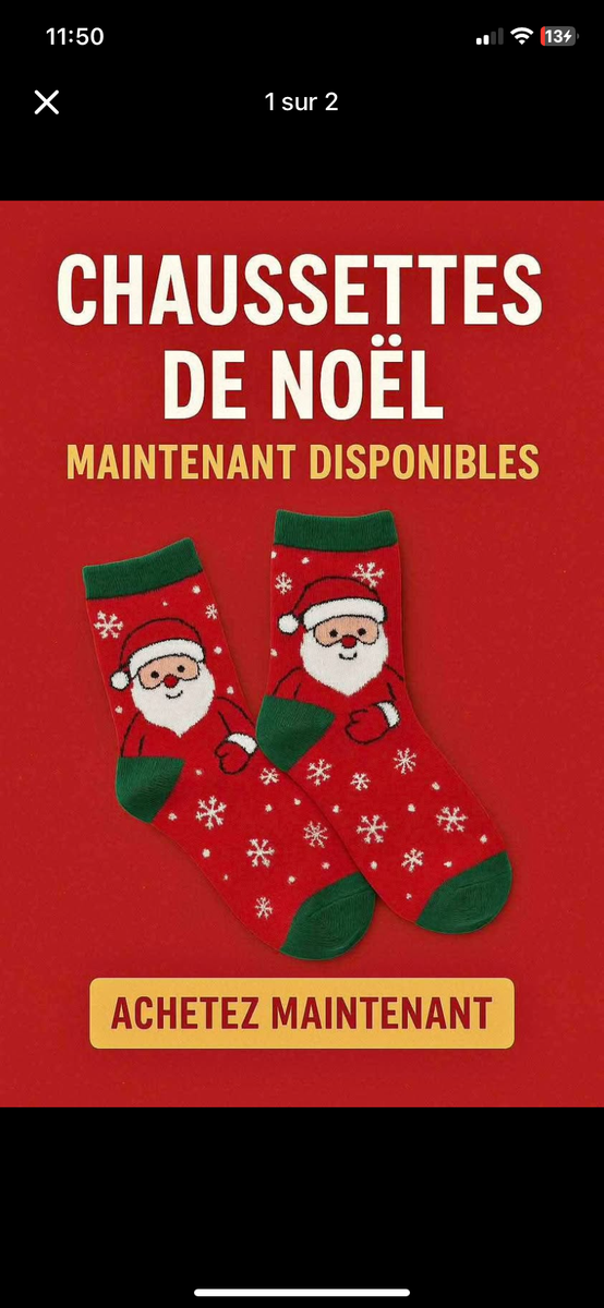 Chaussettes de Noël Enfant