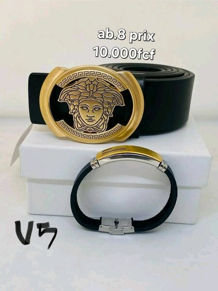 Ceinture et Bracelet Style Homme
