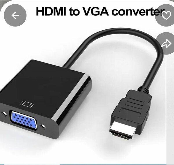 HDmi mâle et VGA FEMELLE