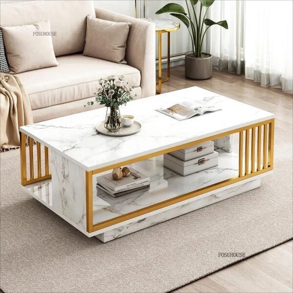 Table basse en marbre élégante