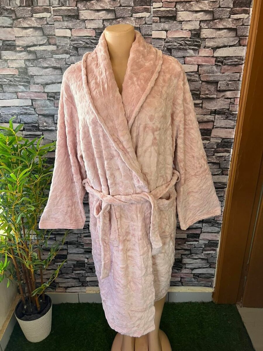 Peignoir en peluche doux
