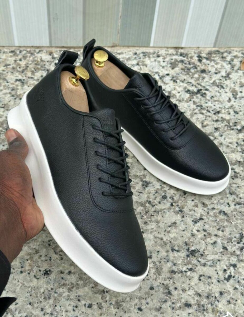 Sneakers en cuir élégantes