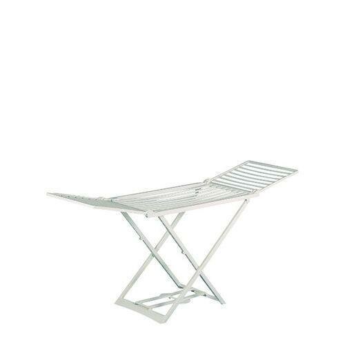 Séchoir à Linge En Plastique + 2 Paquets De Pince à Linge Détail Pliable - Blanc