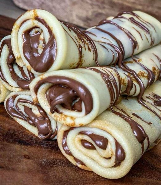 5 Crêpes  au chocolat à 1000fr