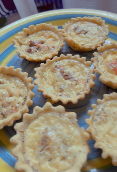 Mini quiches savoureuses