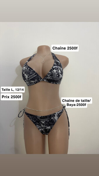 Chic Black & White Bikini