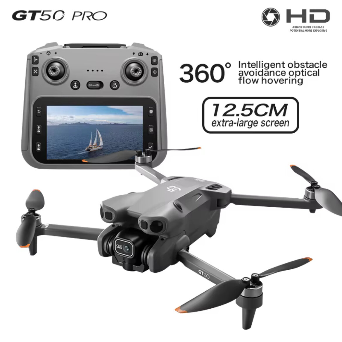 Drone GT50 Pro avec télécommande HD