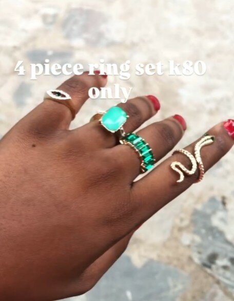 4 pieces ring set