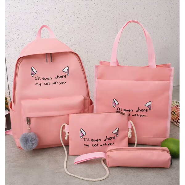 Set de Sacs à Dos Chat Mignon