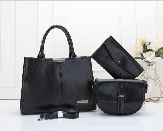 set of bags black