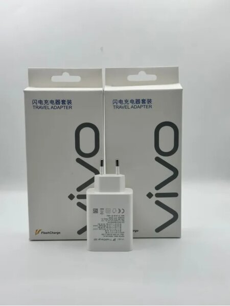 VIVO 66W Super Fast Charger flash,VOC,Super fast,Quick and Fast Charging Travel Adapter